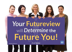 Your Futureview will Determine the Future You! - Individual Success Banner (3'x6')