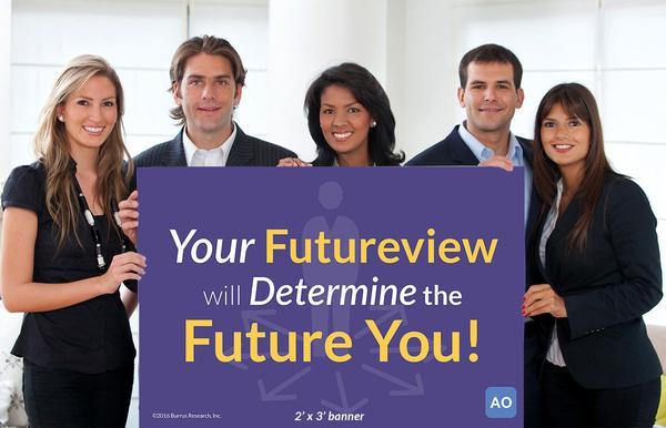 Your Futureview will Determine the Future You! - Individual Success Banner (2'x3')